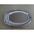 Oval Disposable aluminum foil serving trays frozen Turkey a